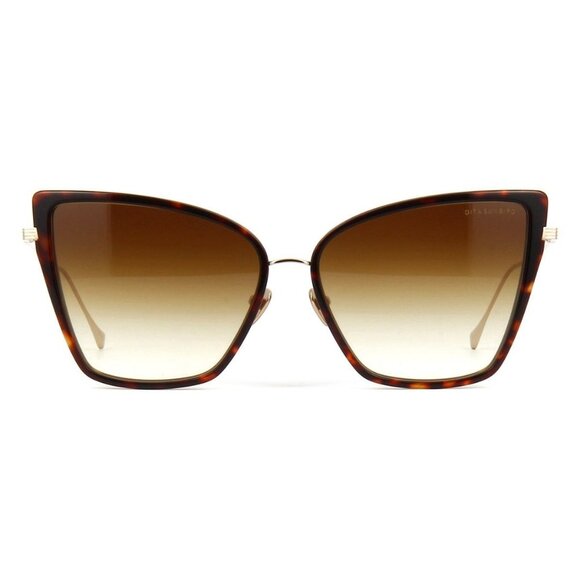 New DITA Sunbird Brown Cat Eye 21013 B Sunglasses Women - Picture 2 of 8